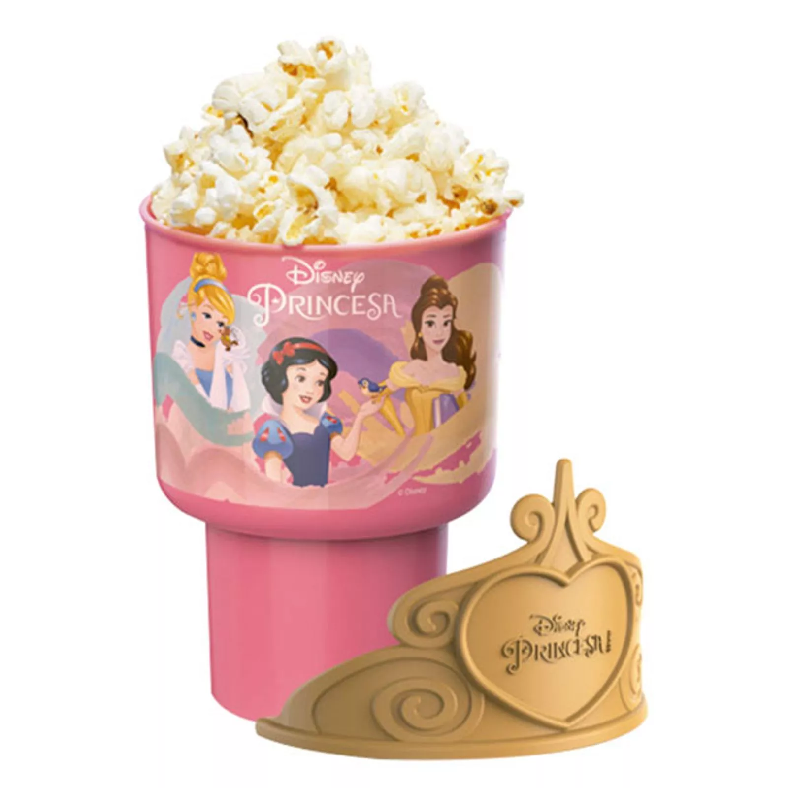 Pipoqueira com Coroa Princesas