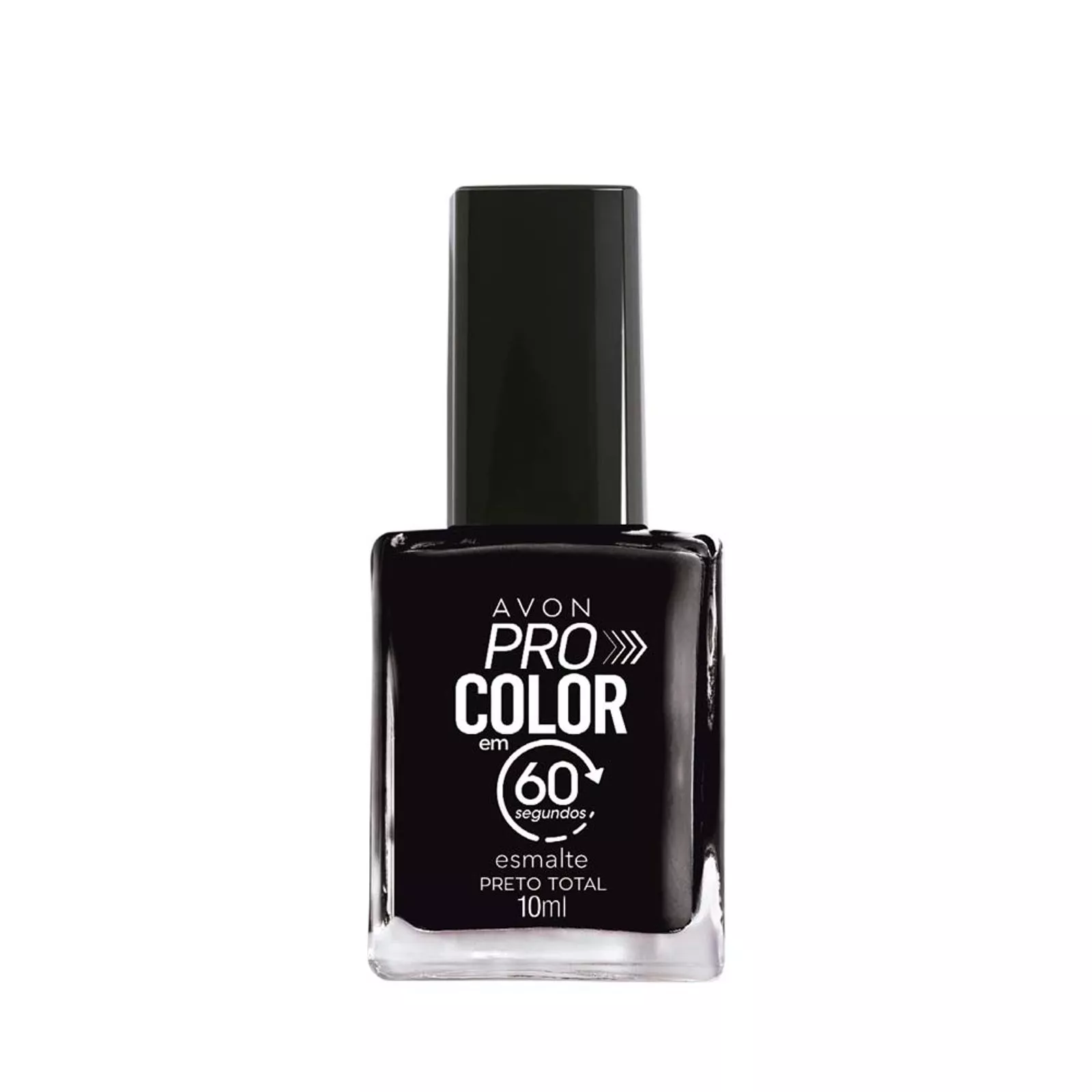 Esmalte Avon Pro Color 10ml - Preto Total