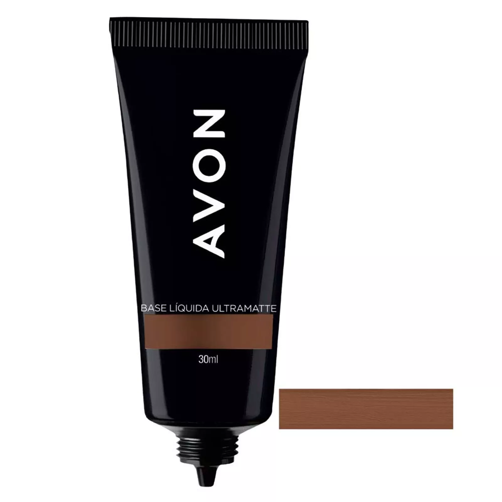 Base Líquida Avon Ultramatte 30ml - 520 NQ Antigo 5.5 Marrom Escuro