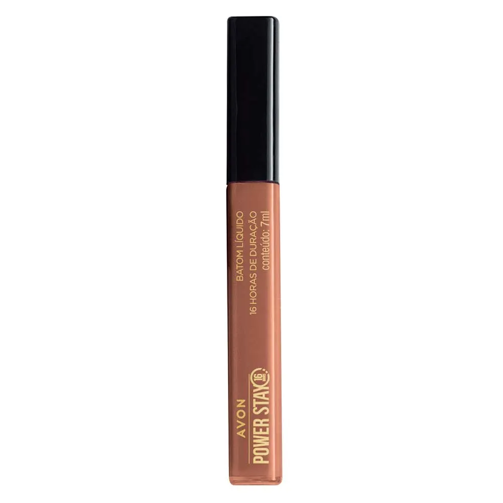 Batom Líquido Avon Power Stay 7ml - Nude Retrô