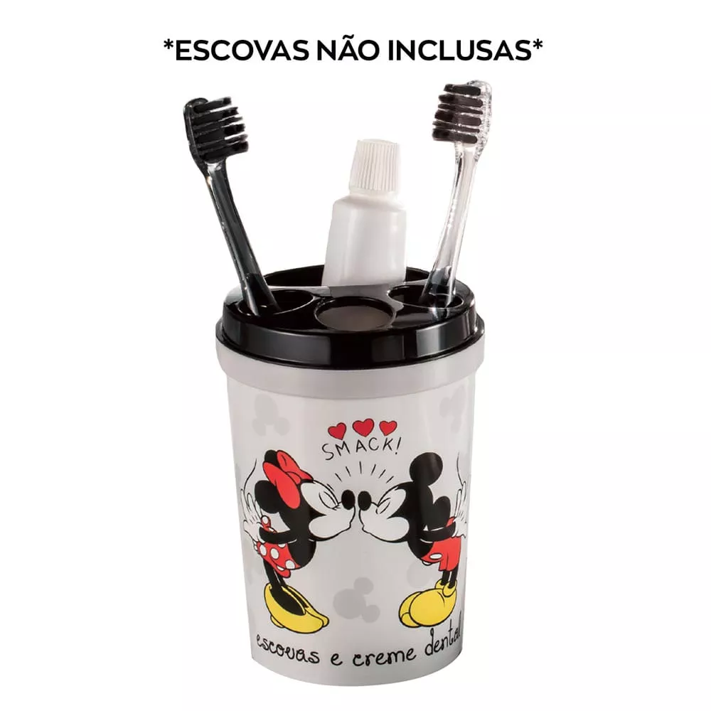 Porta-Escova de Dente Disney Minnie e Mickey