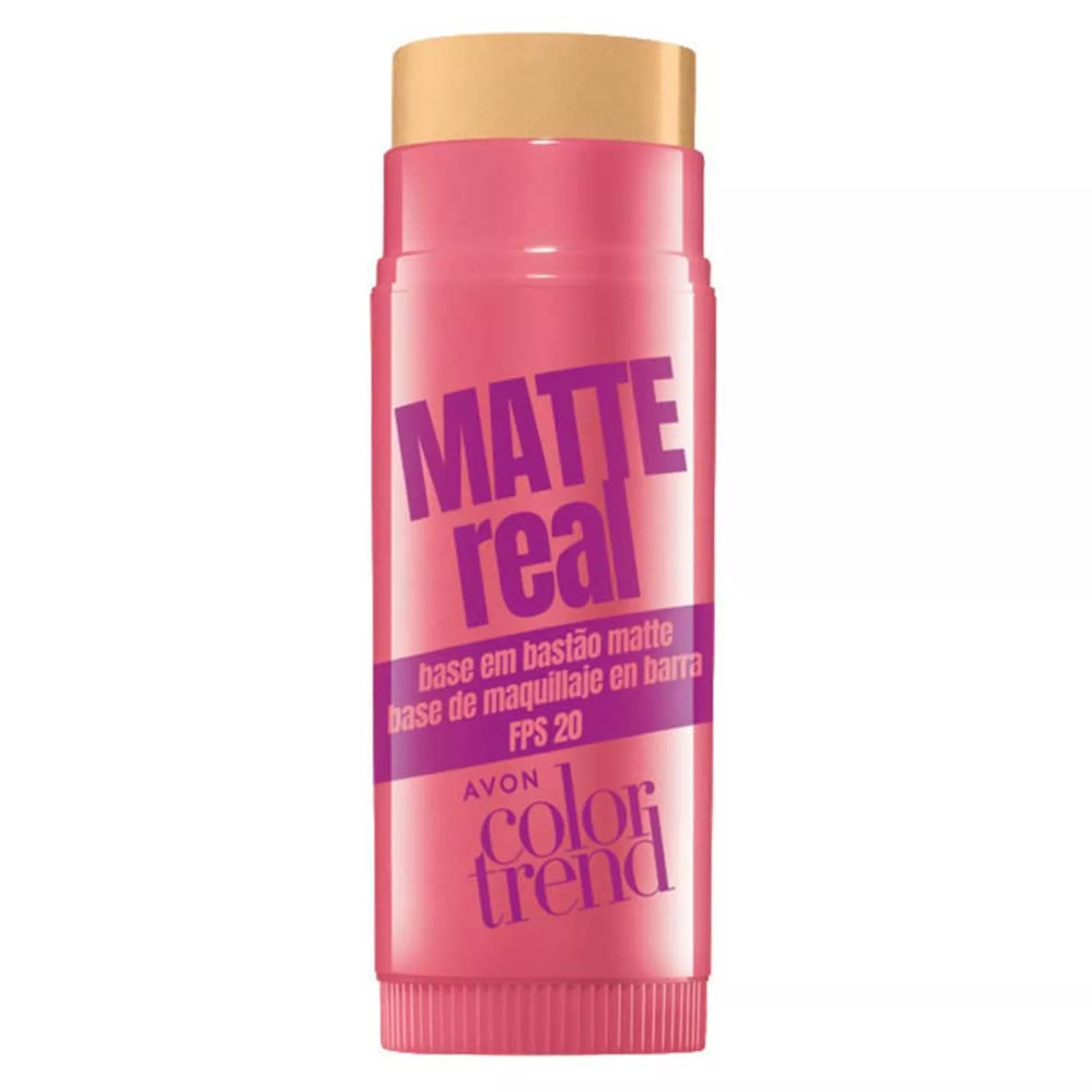 Base em Bastão Matte Real FPS20 3,6g - 140 Q Nova Cor