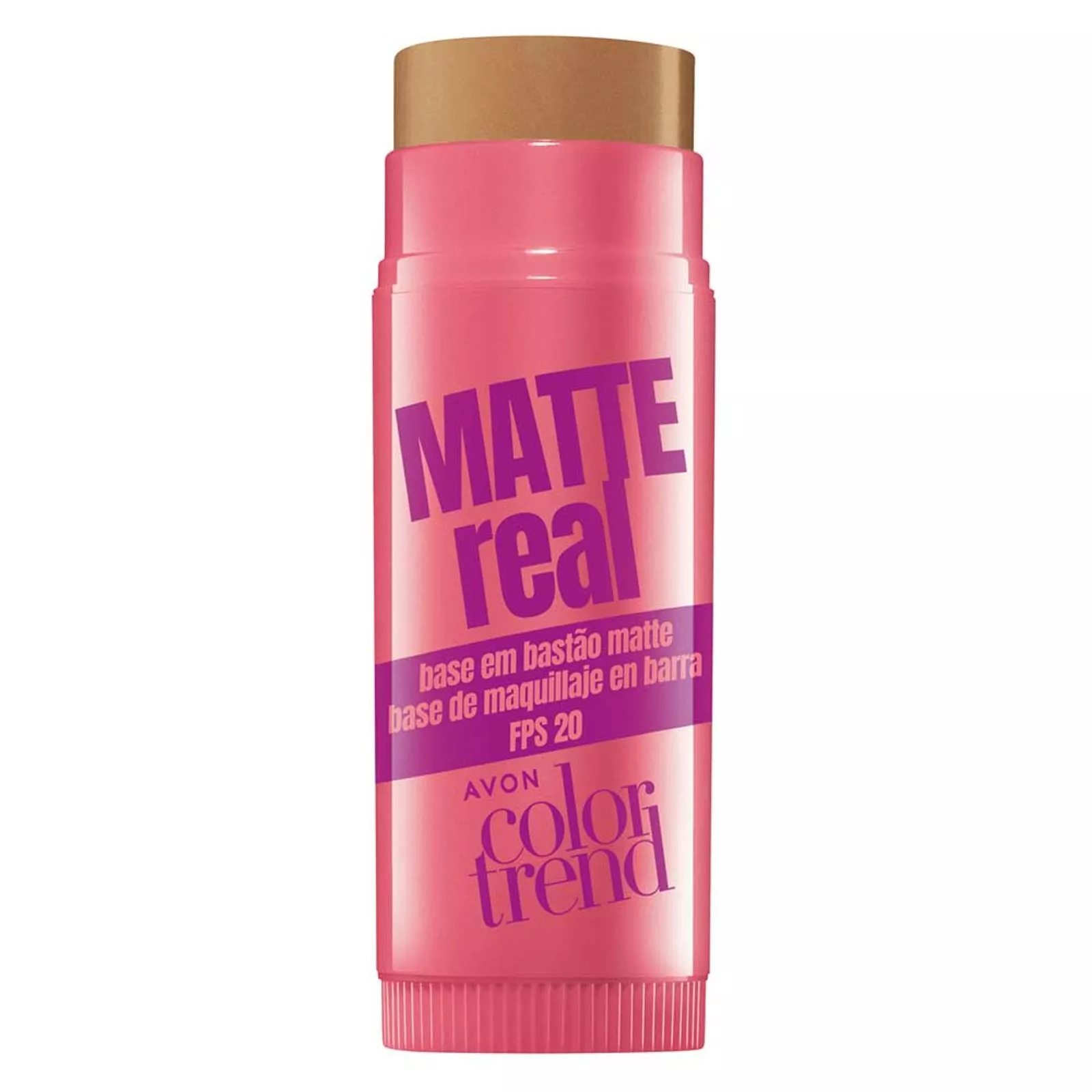 Base em Bastão Matte Real FPS20 3,6g - 240 N Antigo Bege Médio