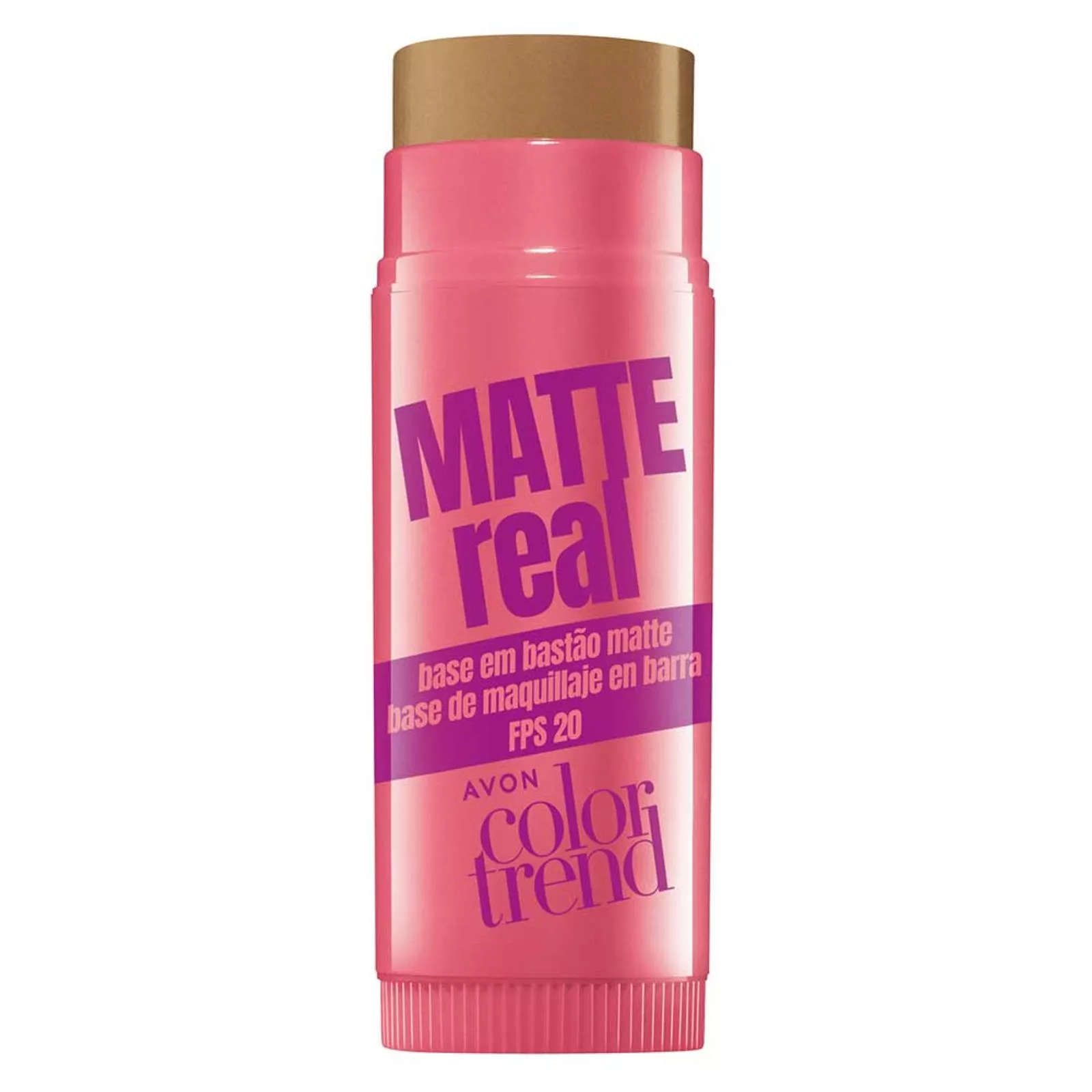 Base em Bastão Matte Real FPS20 3,6g - 320 Q Nova Cor