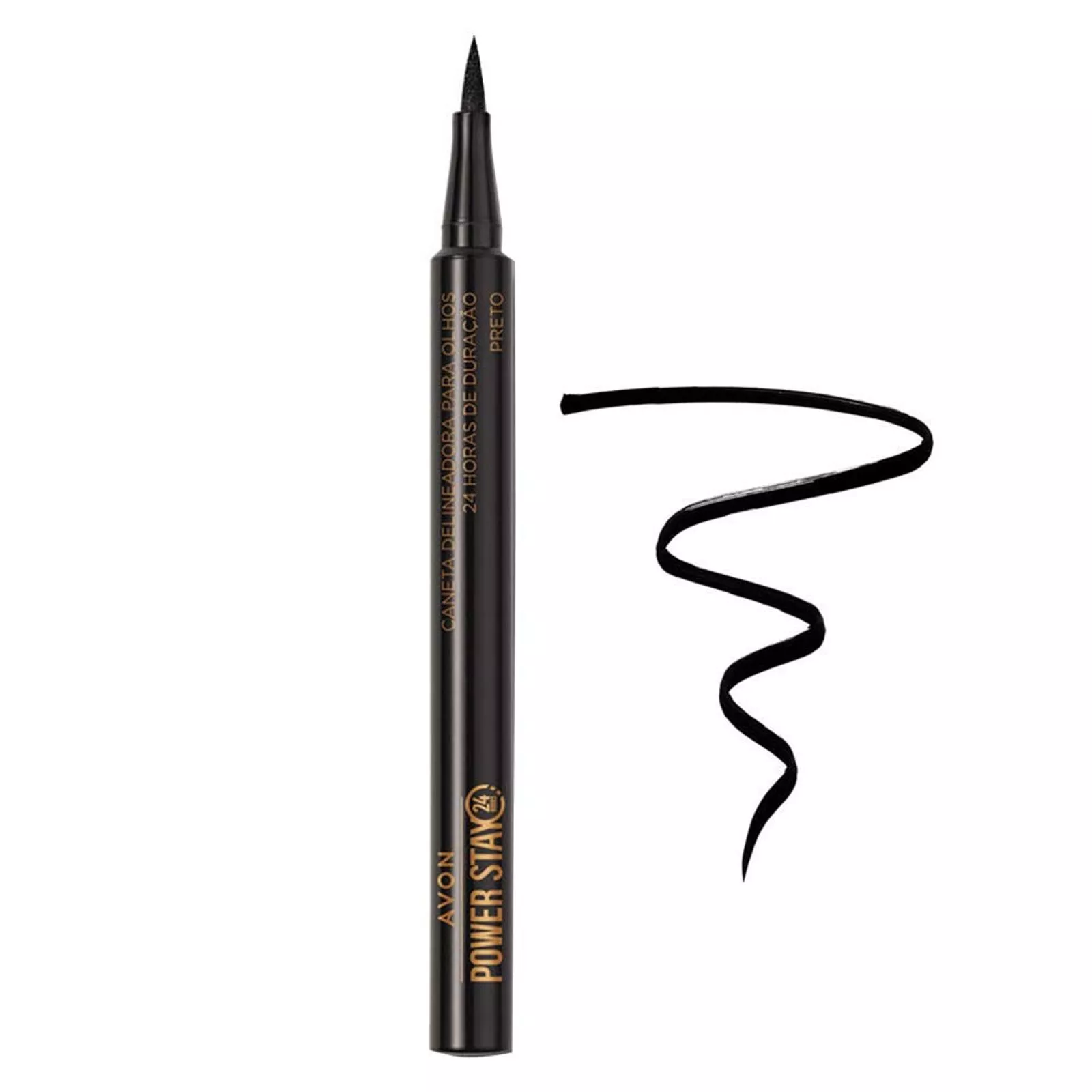 Delineador Líquido Power Stay Preto - 1,2ml