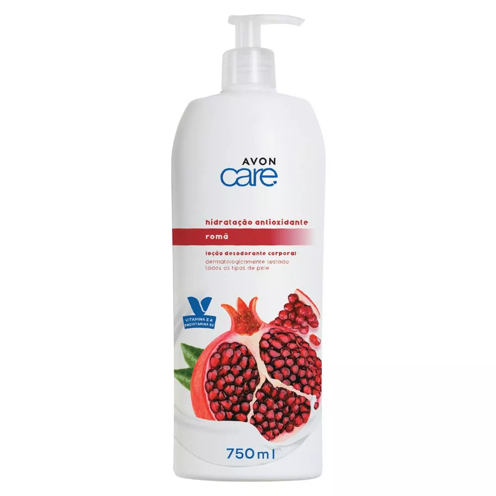 Loção Desodorante Corporal Avon Care Romã - 750ml