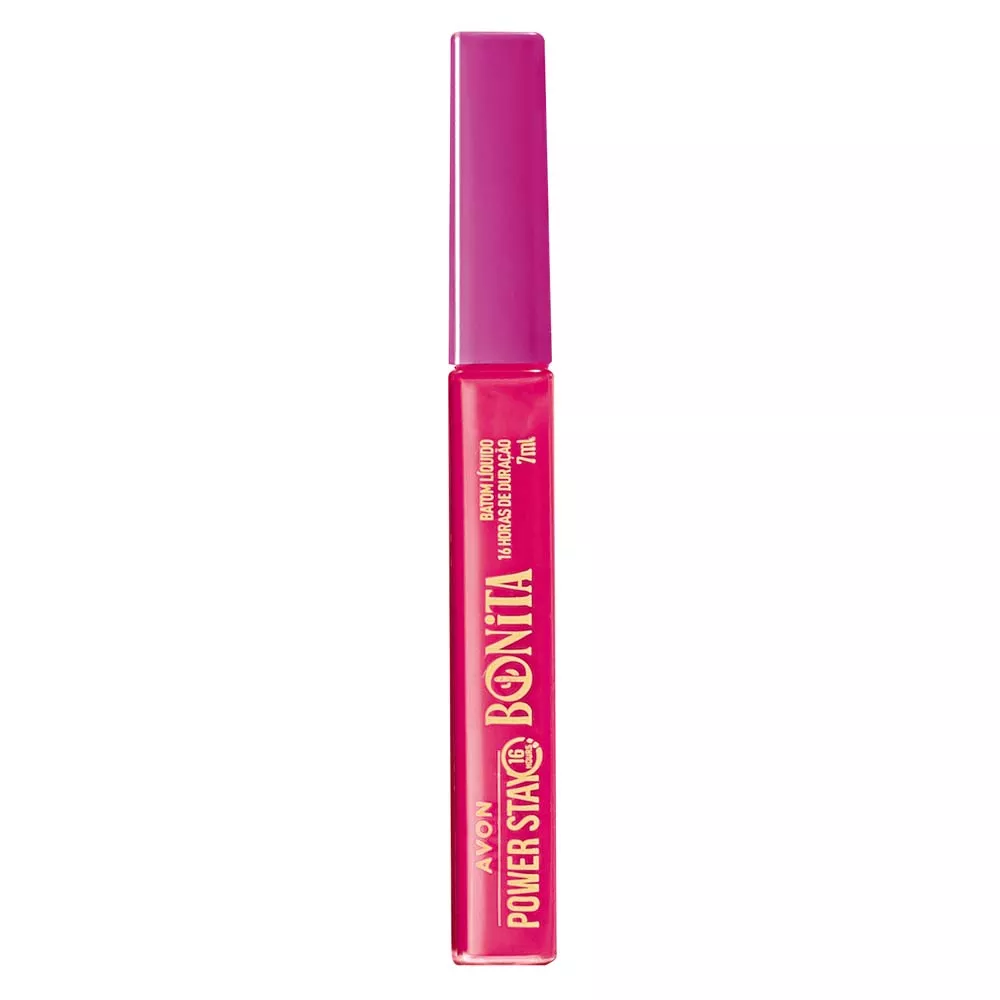 Batom Líquido Avon Power Stay Bonita 7ml - Rosa Ousada