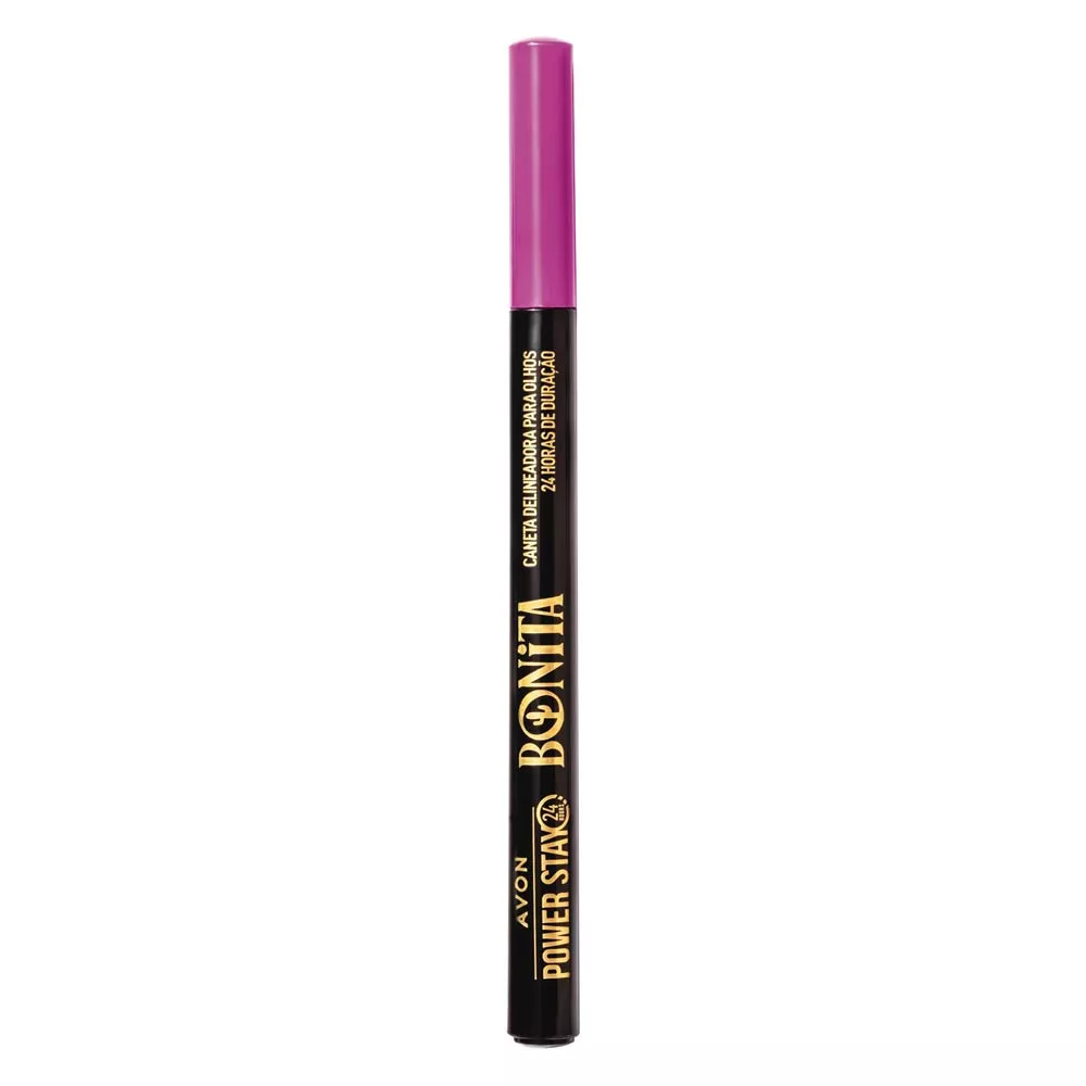 Caneta Delineadora Para Olhos Preto Intensa Power Stay Bonita - 1,2ml