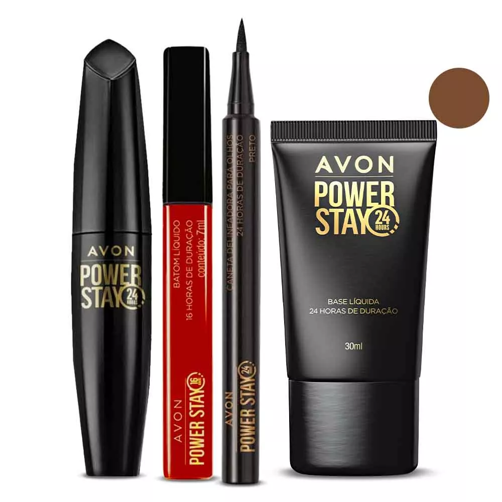 Kit Look Não Borra, Não Transfere - 430 F Antigo 4.1 Cacau