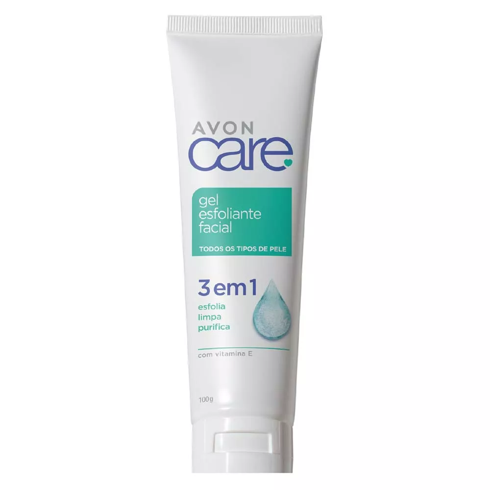 Esfoliante Facial 3 em 1 Avon Care Gel - 100ml