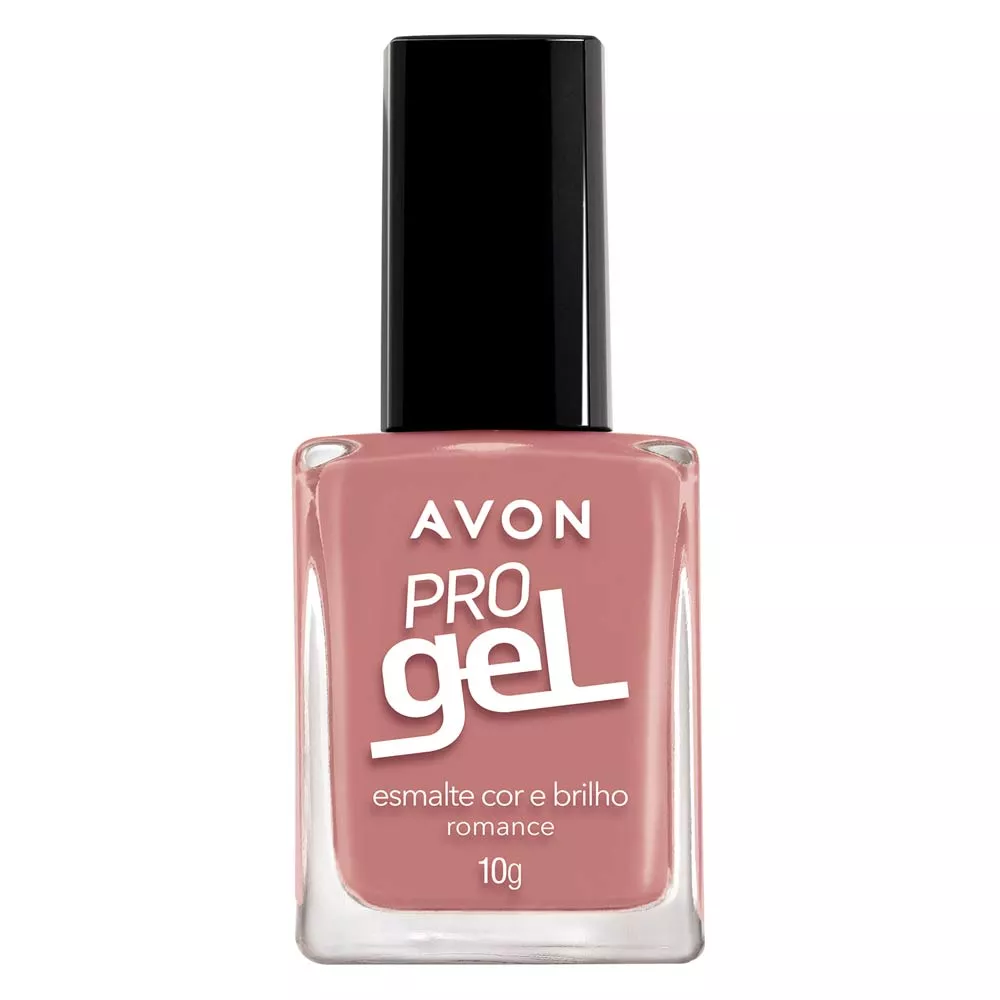 Pro Gel Esmalte Cor e Brilho 10g - Romance