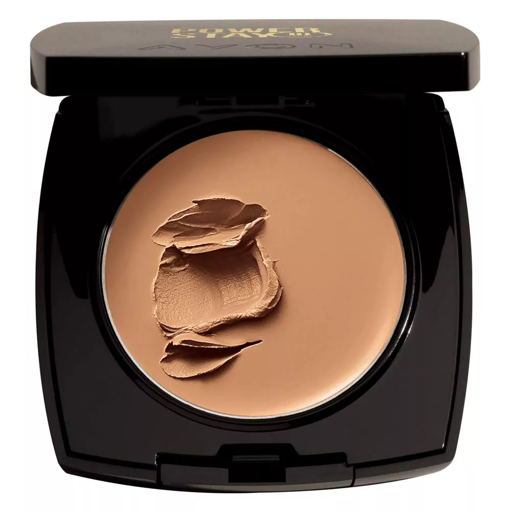 Base Compacta Avon Power Stay 9g - 220 NQ Corresponde ao 2.6 Amêndoa