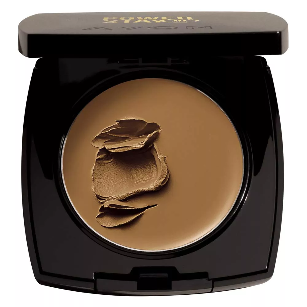 Base Compacta Avon Power Stay 9g - 320 Q Corresponde ao 4.9 Mel