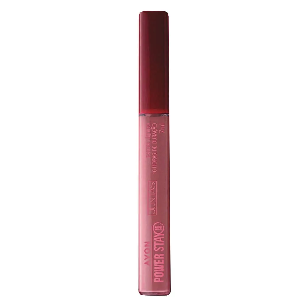 Avon Batom Líquido Power Stay Coleção Juntas 7ml - Malva Melhor Amiga