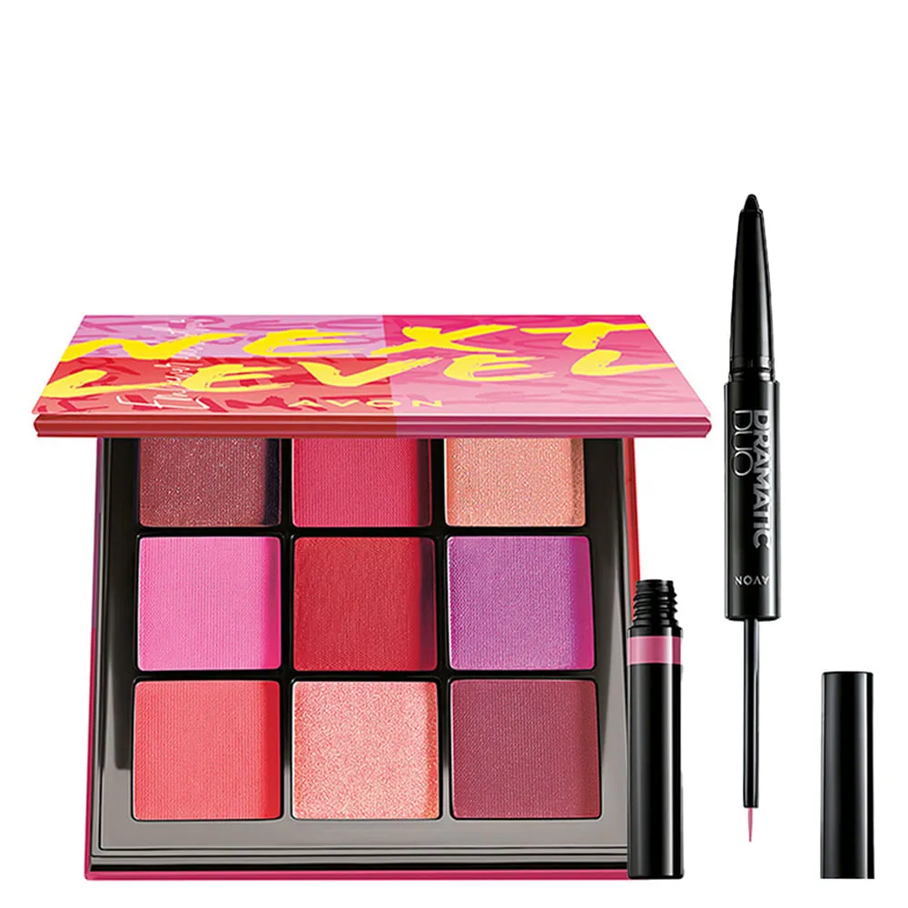 Kit Avon Viva La Pink - Rosa Hollywood e Preto