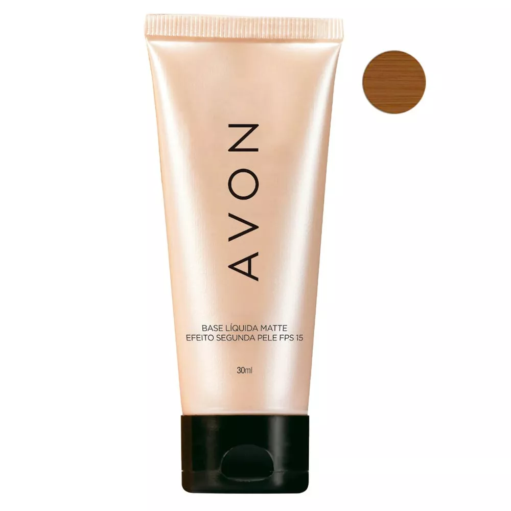 Base Líquida Matte Efeito Segunda Pele 30 ml - 4.1 Cacau
