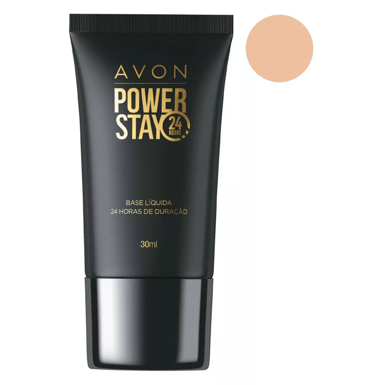 Base Líquida Avon Power Stay 30 ml - 210 Q Antigo 2.9 Bege Médio