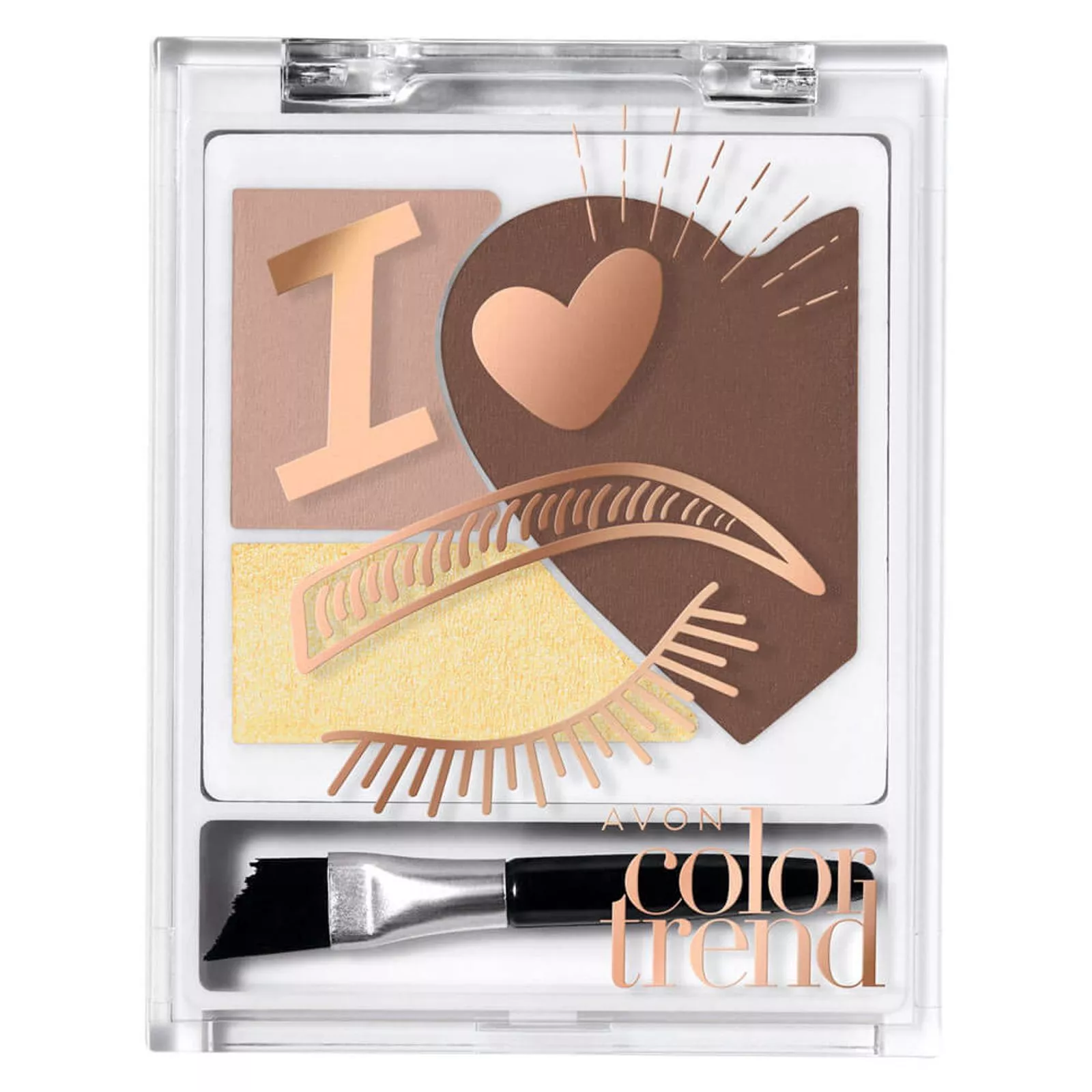 Paleta para Sobrancelhas Color Trend 3,6g - Claro