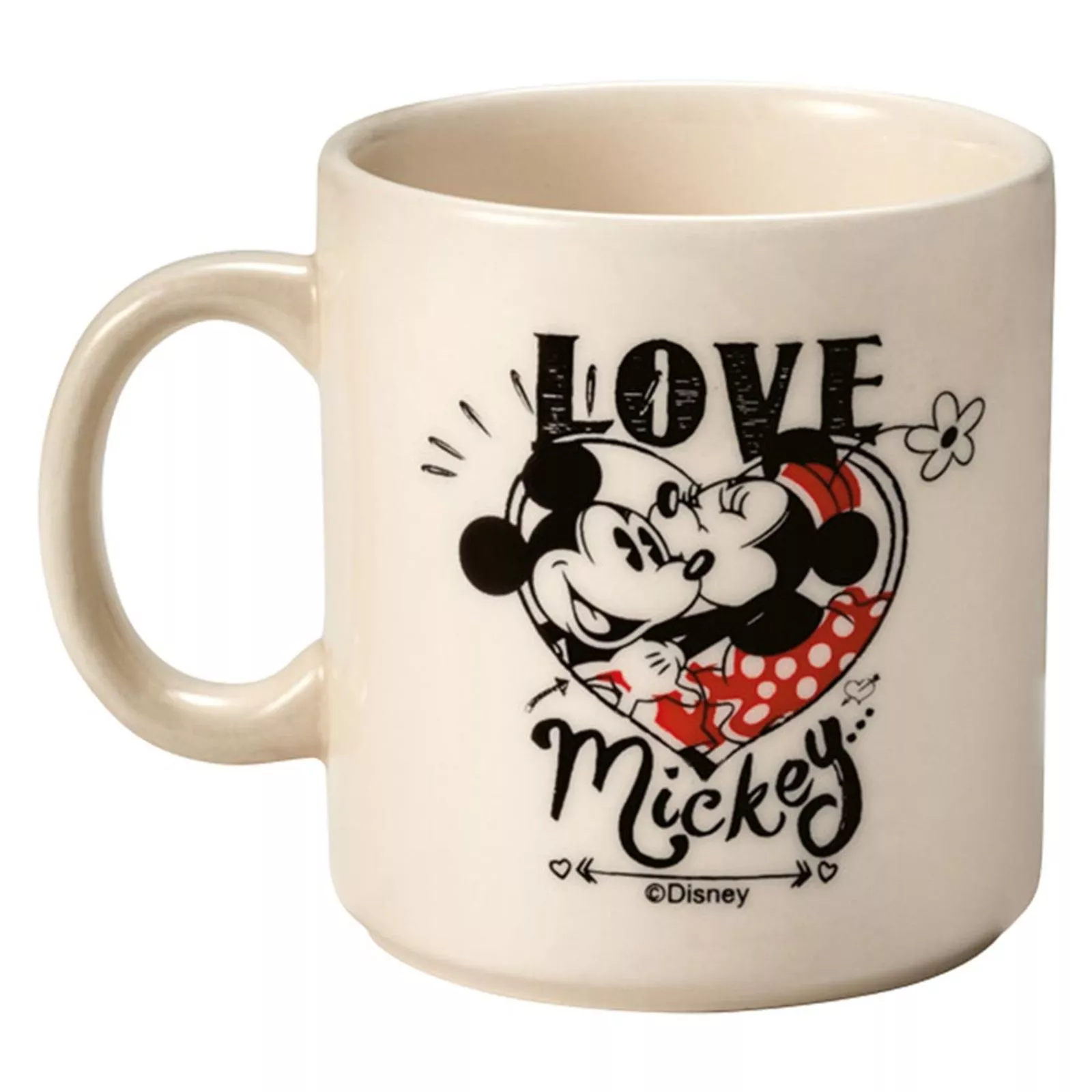 Caneca Cerâmica Disney Mickey e Minnie - 270 ml