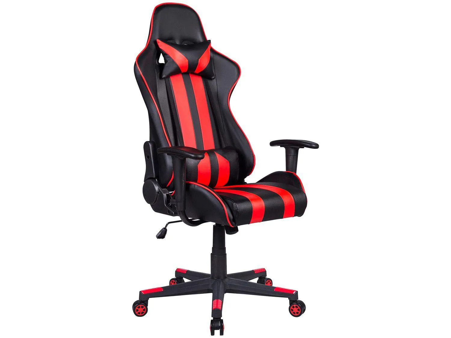 Cadeira Gamer Travel Max Reclinável - Preta e Vermelha Sports