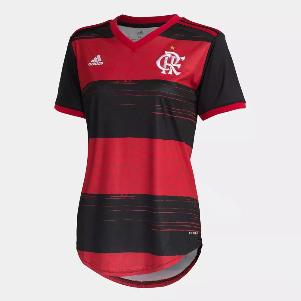 Camisa Flamengo I 20/21 s/n Torcedor Adidas Feminina