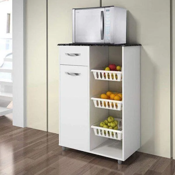 Fruteira Multiuso 1 Porta 1 Gaveta Nova Croacia