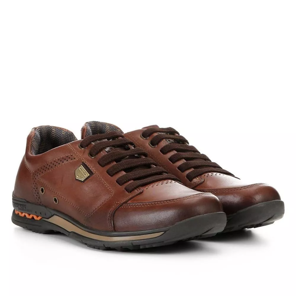 Sapatênis Couro Pegada 114854 Masculino