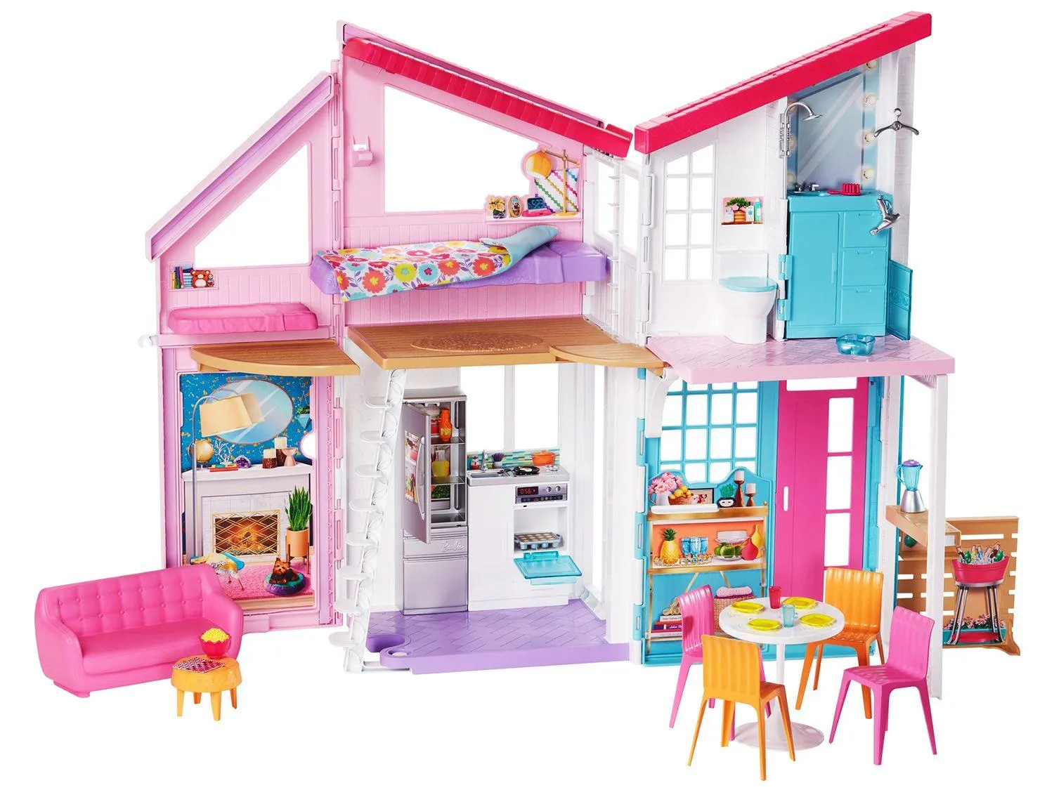 Boneca Barbie Estate Casa de Malibu 72cm