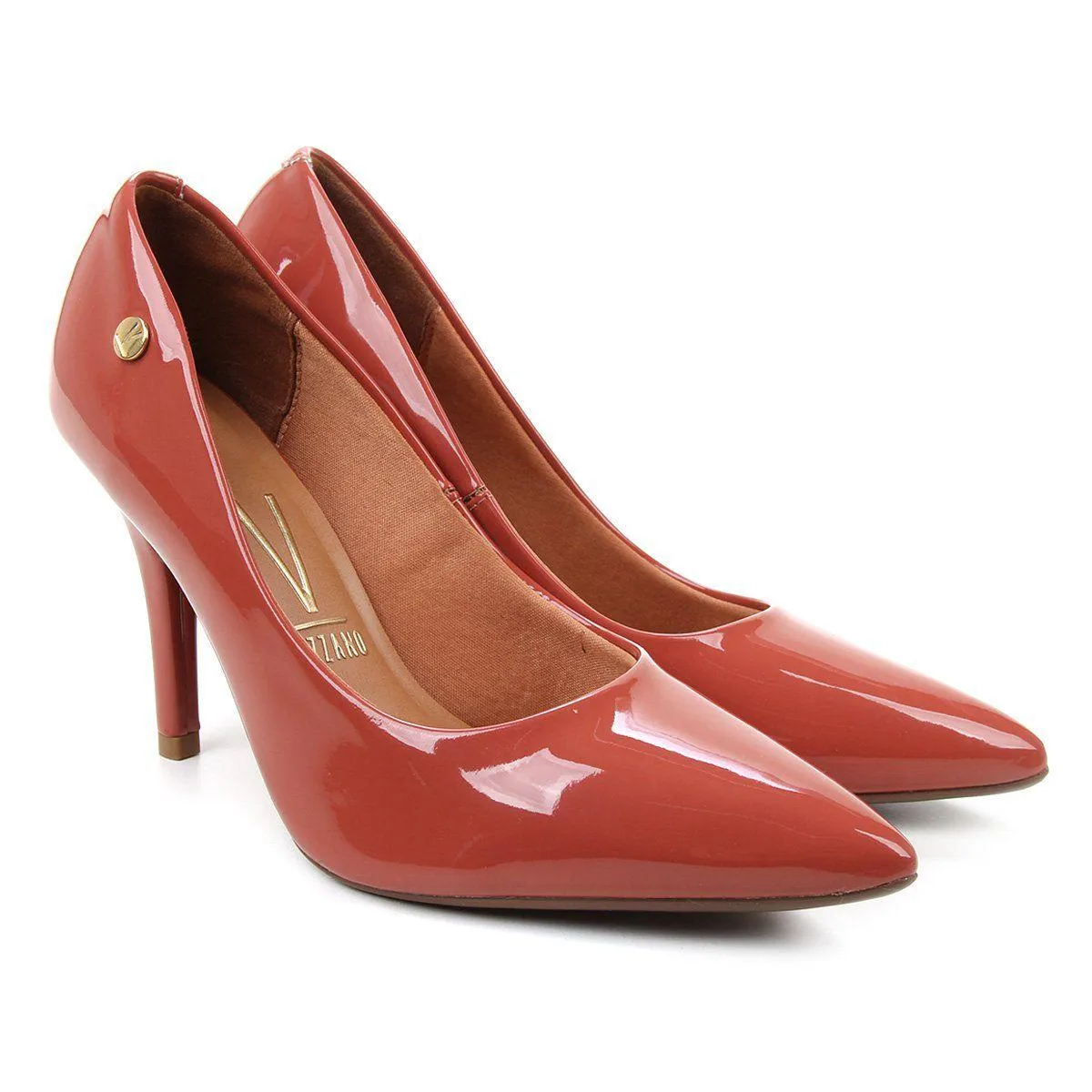 Scarpin Vizzano Salto Alto Bico Fino Feminino