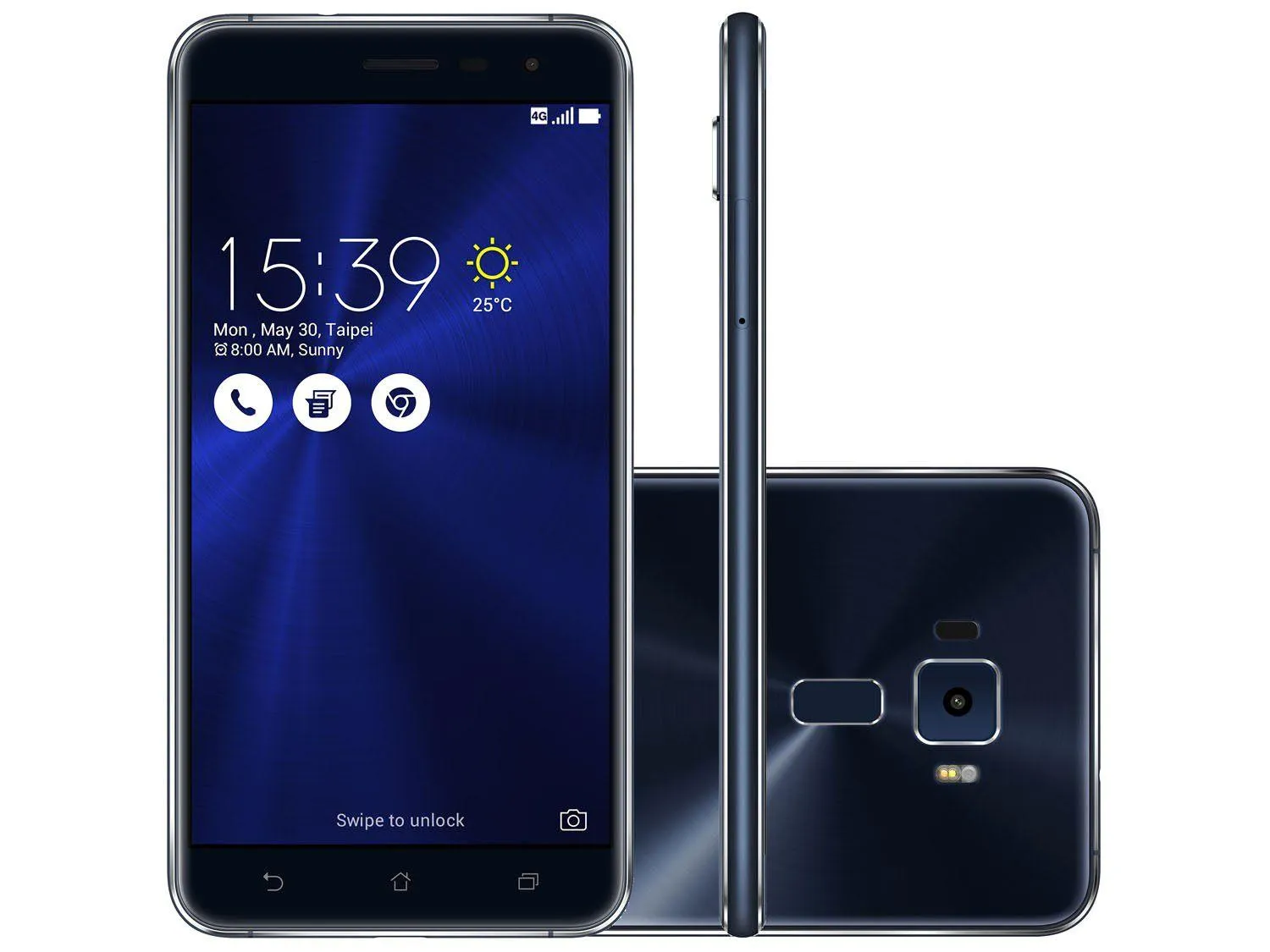 Smartphone Asus ZenFone 3 64GB Preto Safira