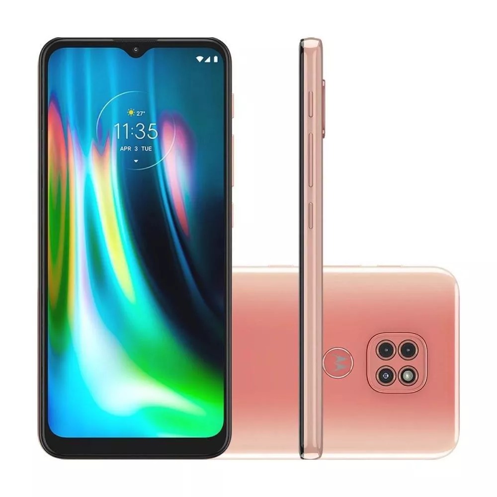 Smartphone Motorola Moto G9 Play 64GB 4GB RAM Câmera Tripla 48MP Tela 6.5