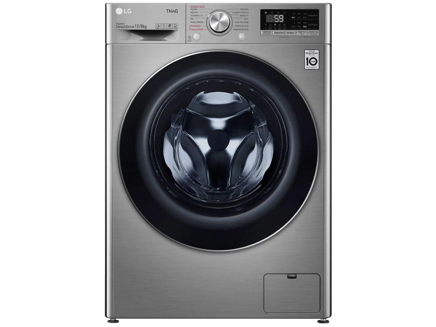 Lava e Seca LG 13Kg CV5013EC4 Inverter Smart Wi-Fi