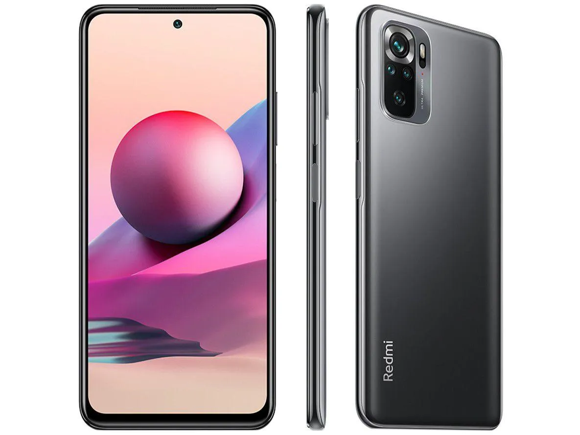 Smartphone Xiaomi Redmi Note 10S 128GB Cinza 4G+