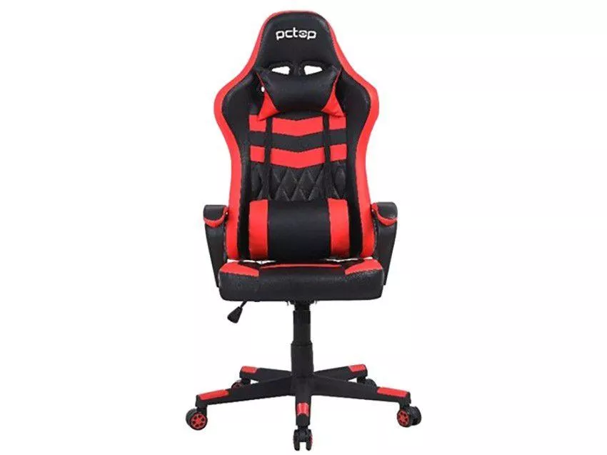 Cadeira Gamer PCTop Vermelho Elite 1010