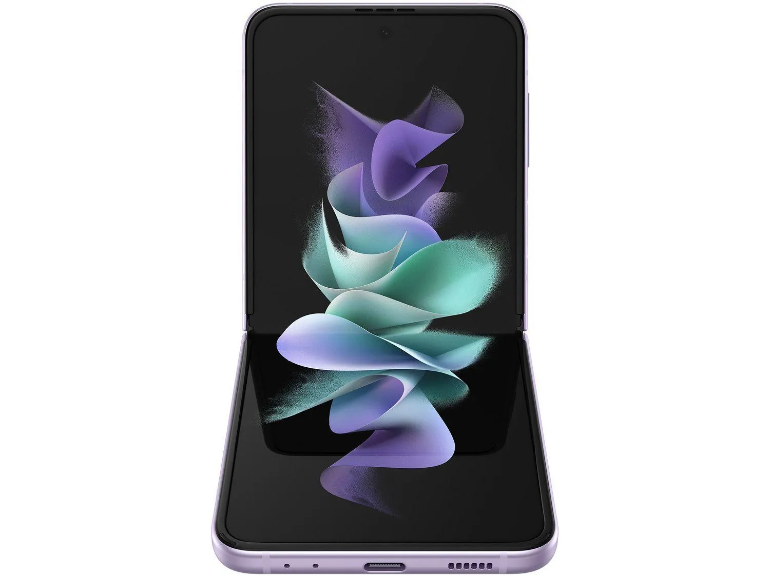 Smartphone Samsung Galaxy Z Flip3 128GB Violeta - 5G 8GB RAM Tela 6,7” Câm. Dupla + 10MP
