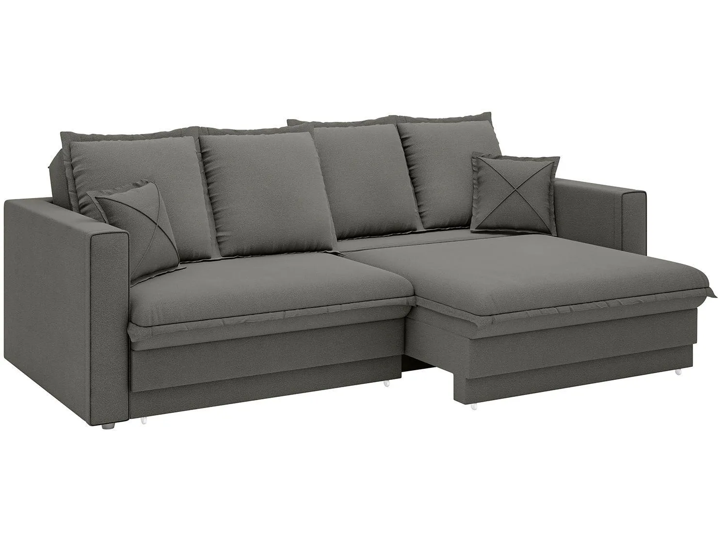Sofá Retrátil Reclinável 5 Lugares Velosuede Belvedere Next Sofás
