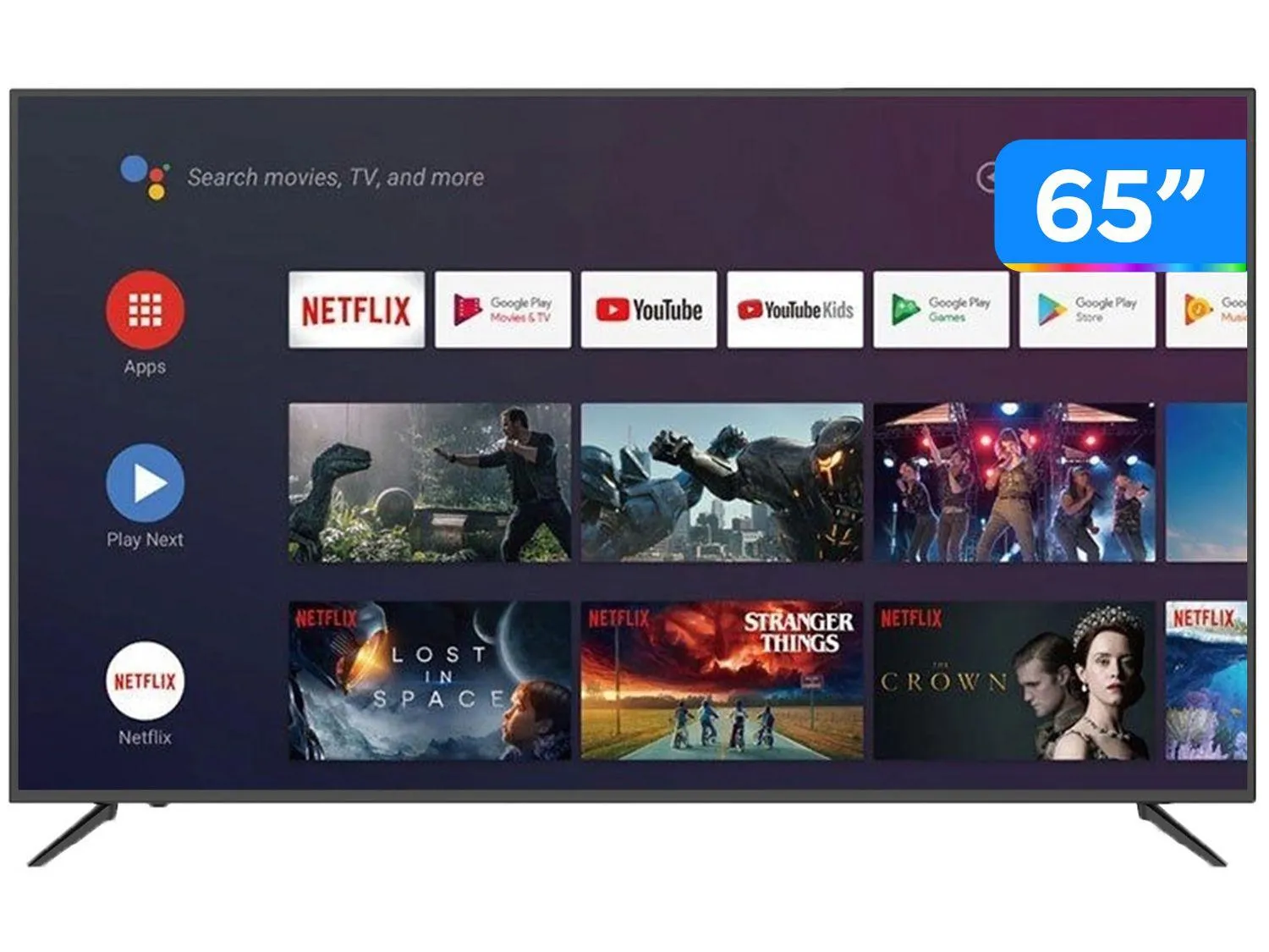Smart TV 4K HQLED 65” JVC LT-65MB708 Android