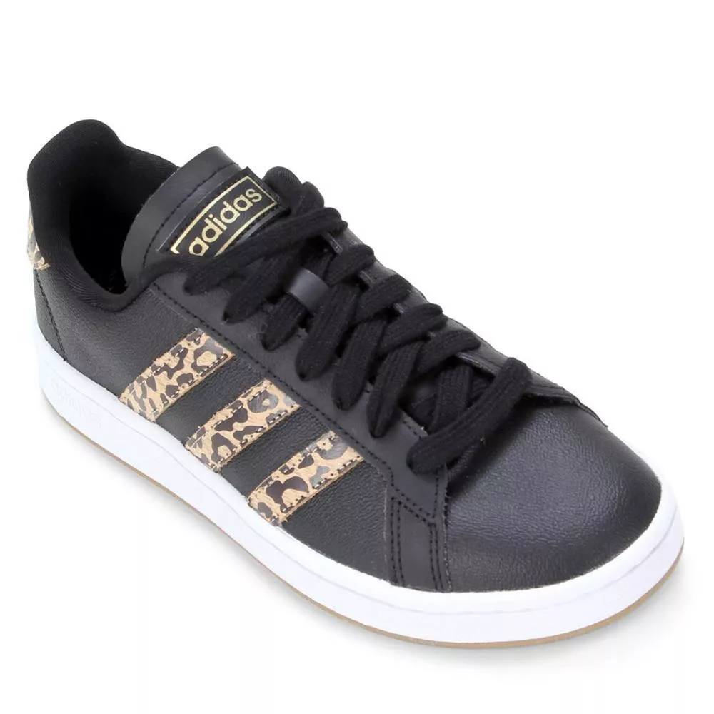 Tênis Adidas Grand Court Leopard Feminino