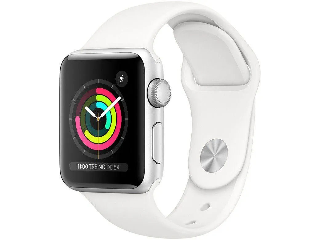 Apple Watch Series 3 (GPS) 38mm Caixa Prateada