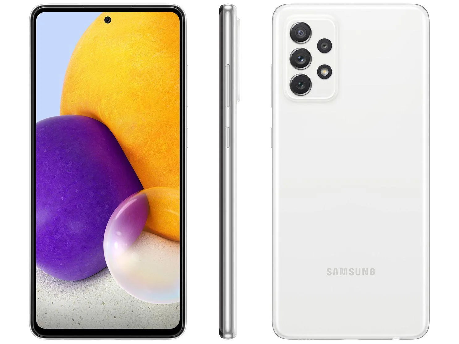 Smartphone Samsung Galaxy A72 128GB Branco 4G