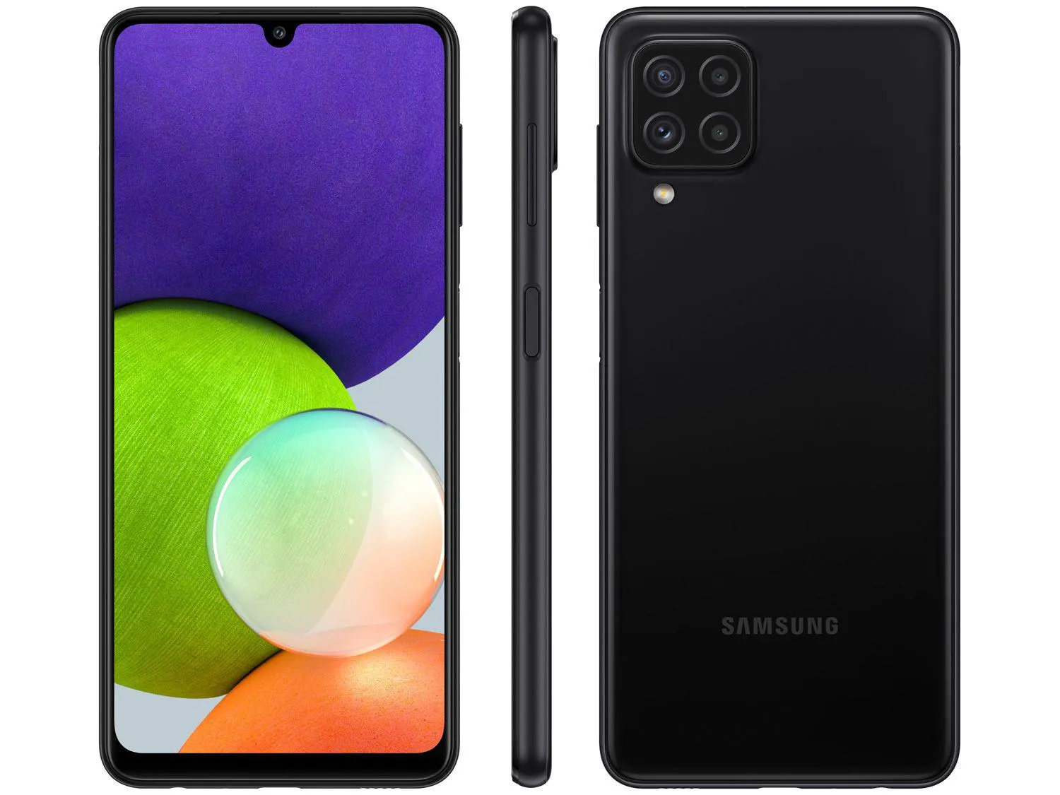 Smartphone Samsung Galaxy A22 128GB Preto 4G