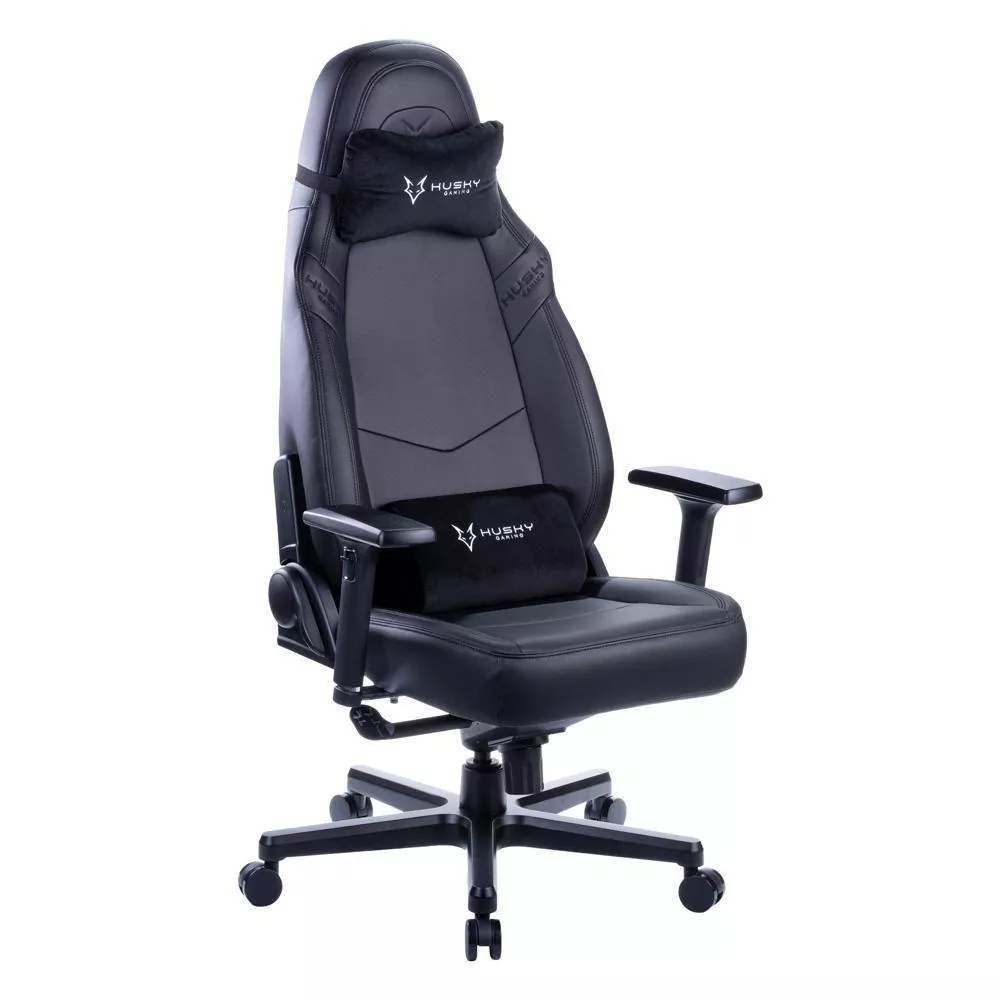 Cadeira Gamer Husky Gaming Avalanche 900, Preto, Com Almofadas, Reclinável com Sistema Frog, Descanso de Braço 3D - HGMA061