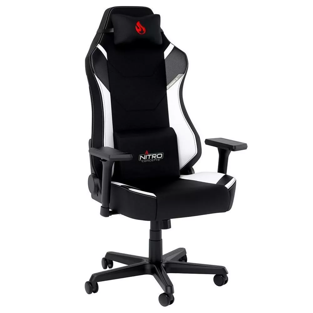 Cadeira Gamer Nitro Concepts X1000 - Black/White - NC-X1000-BW