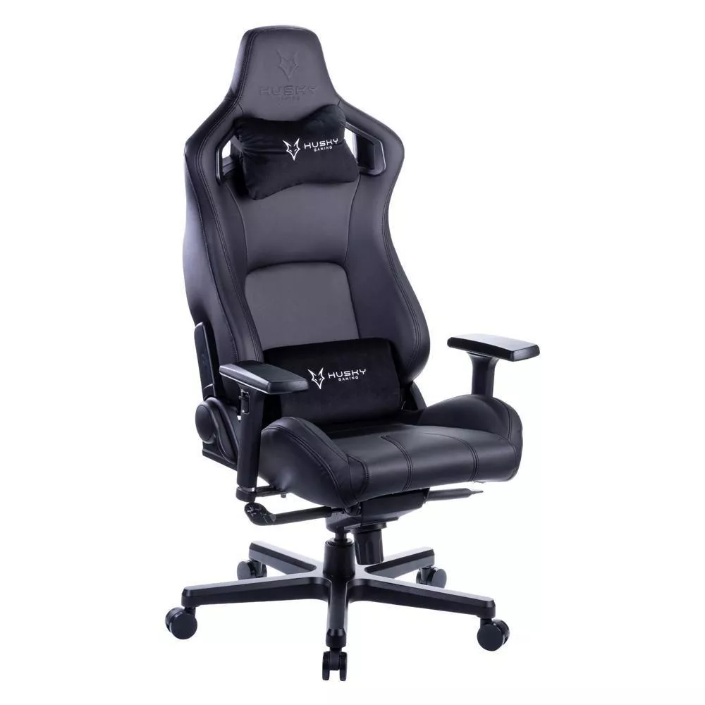 Cadeira Gamer Husky Gaming Hailstorm 900, Preto, Com Almofadas, Reclinável com Sistema Frog, Descanso de Braço 3D - HGMA063