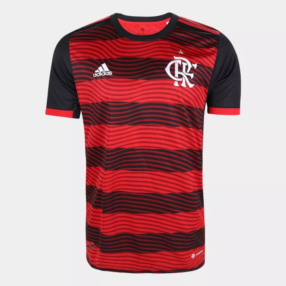 Camisa Flamengo I 22/23 s/n Torcedor Adidas Masculina