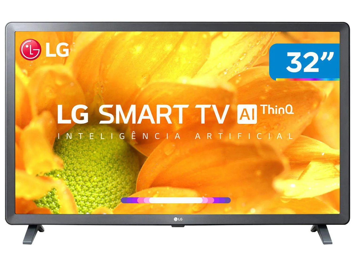 Smart TV 32” HD LED LG 32LM625BPSB Wi-Fi Bluetooth
