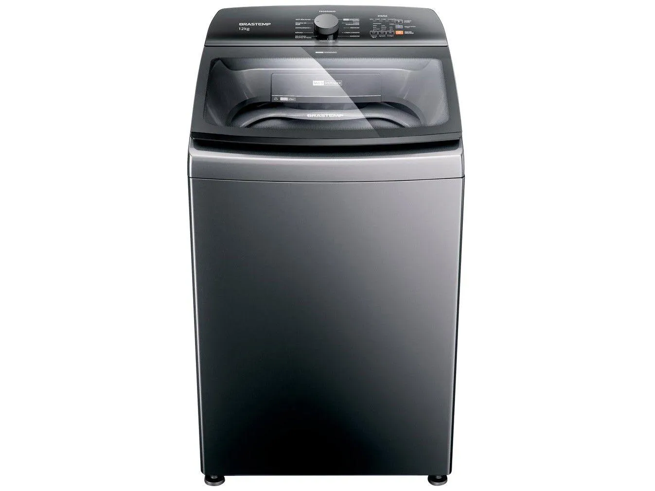 Lavadora de Roupas Brastemp 12Kg Cesto Inox