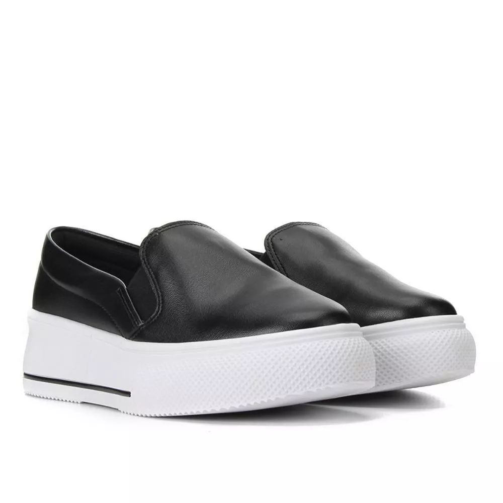 Slip On Moleca Caixa Alta Feminino - Beira Rio