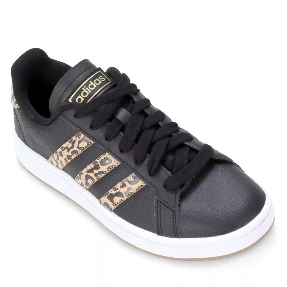Tênis Adidas Grand Court Leopard Feminino