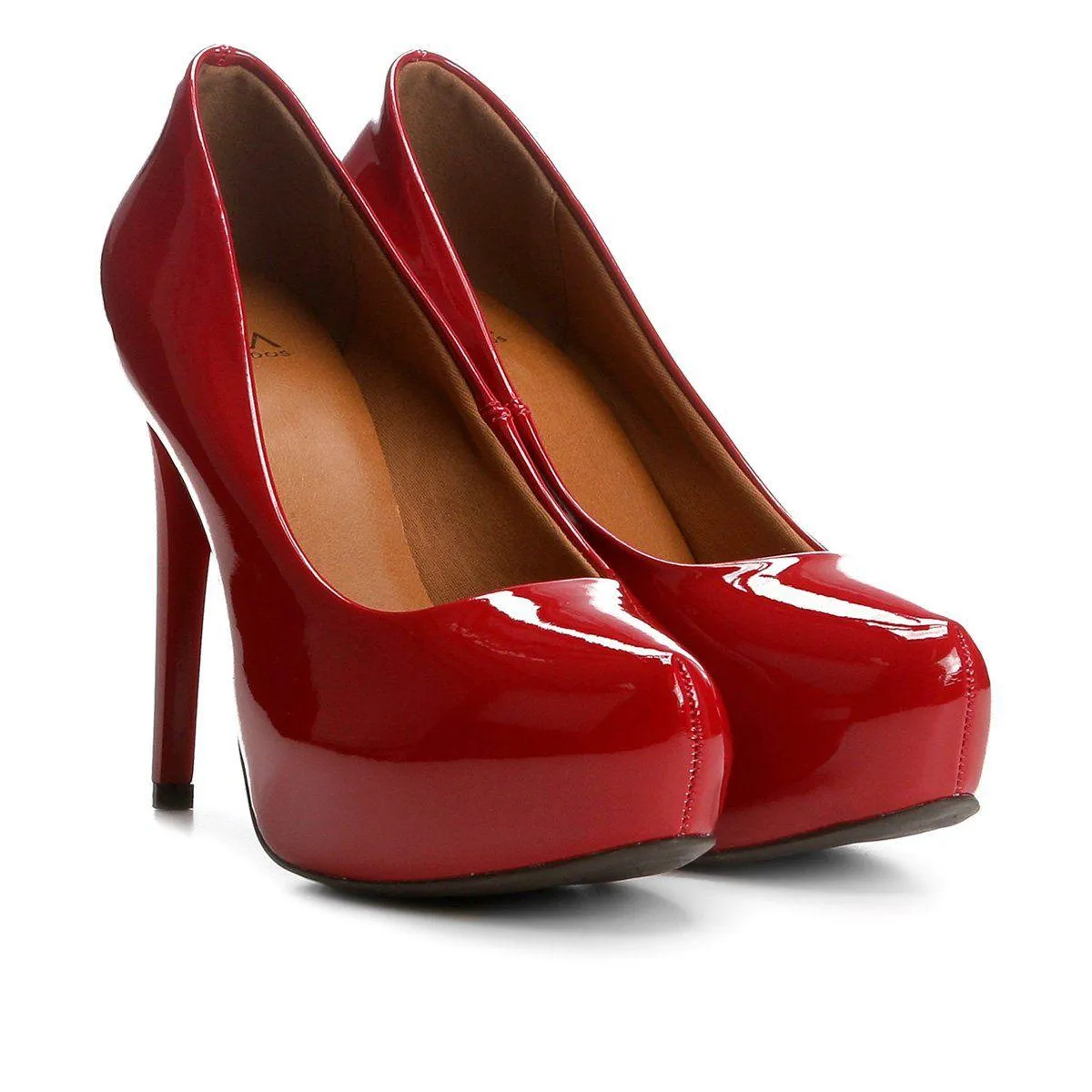 Scarpin Ala Salto Alto Meia Pata Tubarão